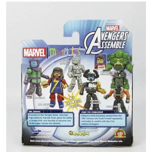 Marvel Minimates Walgreens Exclusive Ms. Marvel & Kang The Conqueror - Picture 1 of 6